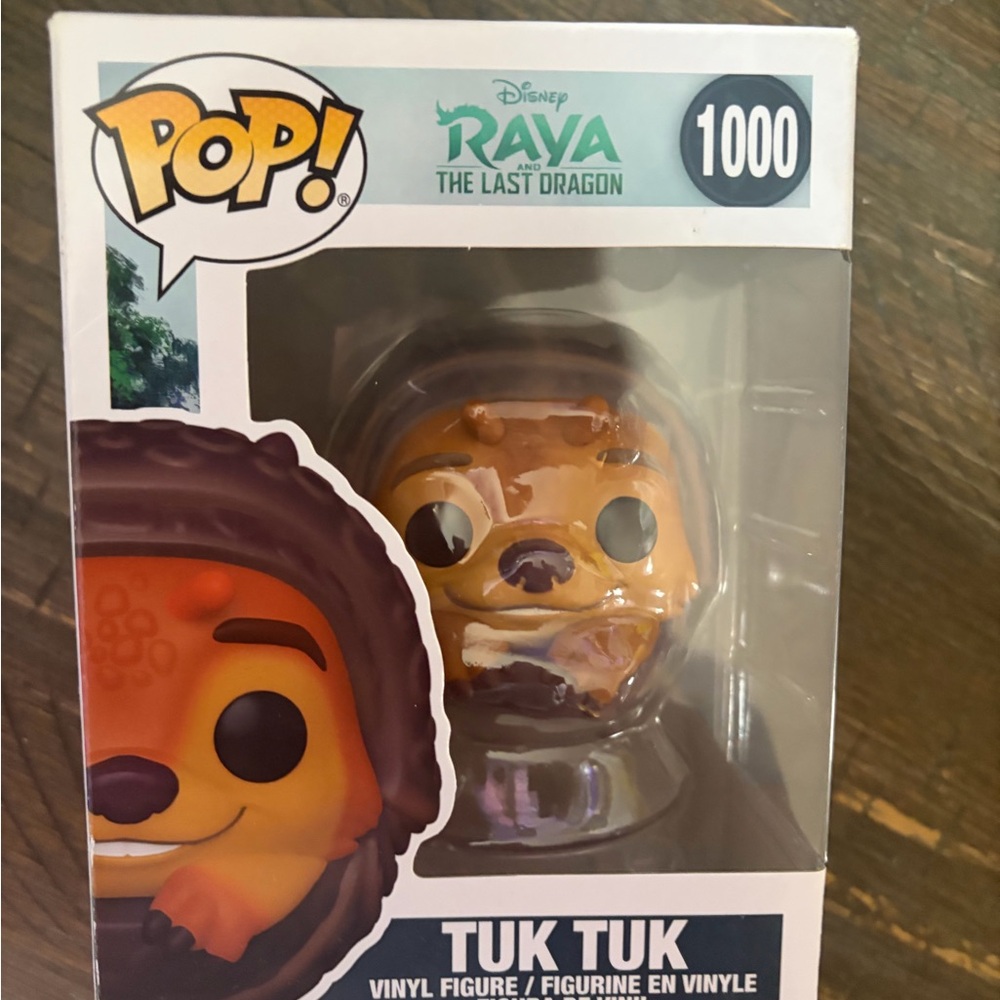 Disney Raya Tuk Tuk Pop! Vinyl Figure - Orange, Brown, Black
